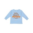 thumbnail image 1 of Inktastic Thanksgiving Little Sweet Potato Boys or Girls Long Sleeve Toddler T-Shirt, 1 of 5