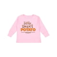 thumbnail image 1 of Inktastic Thanksgiving Little Sweet Potato Boys or Girls Long Sleeve Toddler T-Shirt, 1 of 5