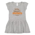 thumbnail image 1 of Inktastic Thanksgiving Little Sweet Potato Girls Toddler Dress, 1 of 5