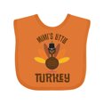 thumbnail image 1 of Inktastic Thanksgiving Mimi Little Turkey Boys or Girls Baby Bib, 1 of 4