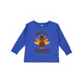 thumbnail image 1 of Inktastic Thanksgiving Mimi Little Turkey Boys or Girls Long Sleeve Toddler T-Shirt, 1 of 5