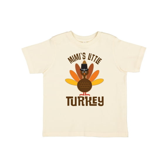 Inktastic Thanksgiving Mimi Little Turkey Boys or Girls Toddler T-Shirt