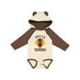 thumbnail image 1 of Inktastic Thanksgiving Nana Little Turkey Boys or Girls Long Sleeve Baby Bodysuit, 1 of 5