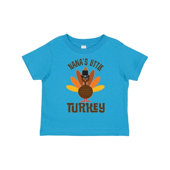 Inktastic Thanksgiving Nana Little Turkey Boys or Girls Toddler T-Shirt