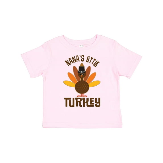Inktastic Thanksgiving Nana Little Turkey Boys or Girls Toddler T-Shirt