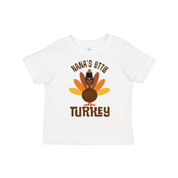 Inktastic Thanksgiving Nana Little Turkey Boys or Girls Toddler T-Shirt