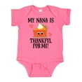 thumbnail image 1 of Inktastic Thanksgiving Nana Thankful for Me Boys or Girls Baby Bodysuit, 1 of 5