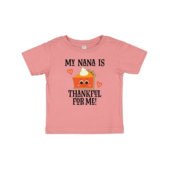 Inktastic Thanksgiving Nana Thankful for Me Boys or Girls Baby T-Shirt