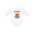 thumbnail image 1 of Inktastic Thanksgiving Nana Thankful for Me Boys or Girls Long Sleeve Baby Bodysuit, 1 of 5