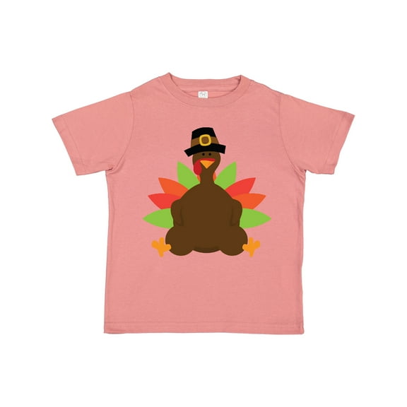 Inktastic Thanksgiving Pilgrim Turkey Boys or Girls Toddler T-Shirt