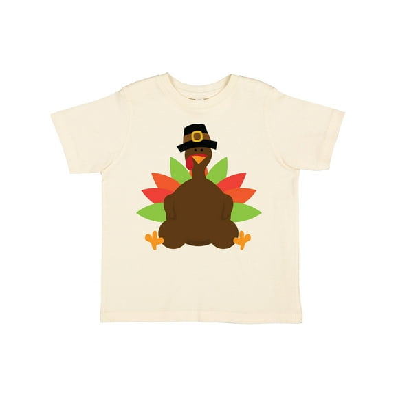 Inktastic Thanksgiving Pilgrim Turkey Boys or Girls Toddler T-Shirt