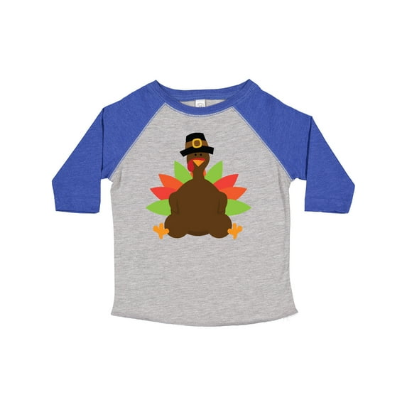Inktastic Thanksgiving Pilgrim Turkey Boys or Girls Toddler T-Shirt