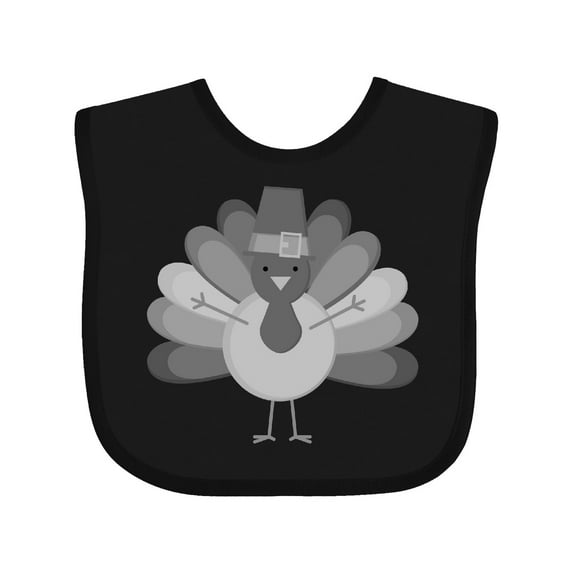 Inktastic Thanksgiving Pilgrim Turkey Holiday Boys or Girls Baby Bib
