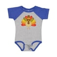thumbnail image 1 of Inktastic Thanksgiving Pilgrim Turkey Holiday Boys or Girls Baby Bodysuit, 1 of 5