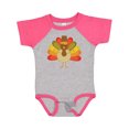 thumbnail image 1 of Inktastic Thanksgiving Pilgrim Turkey Holiday Boys or Girls Baby Bodysuit, 1 of 5
