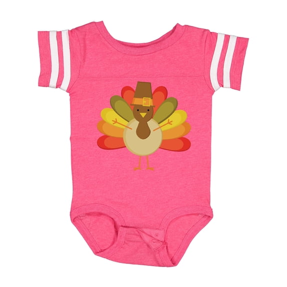 Inktastic Thanksgiving Pilgrim Turkey Holiday Boys or Girls Baby Bodysuit