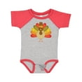 thumbnail image 1 of Inktastic Thanksgiving Pilgrim Turkey Holiday Boys or Girls Baby Bodysuit, 1 of 5