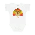thumbnail image 1 of Inktastic Thanksgiving Pilgrim Turkey Holiday Boys or Girls Baby Bodysuit, 1 of 5