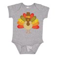 thumbnail image 1 of Inktastic Thanksgiving Pilgrim Turkey Holiday Boys or Girls Baby Bodysuit, 1 of 5