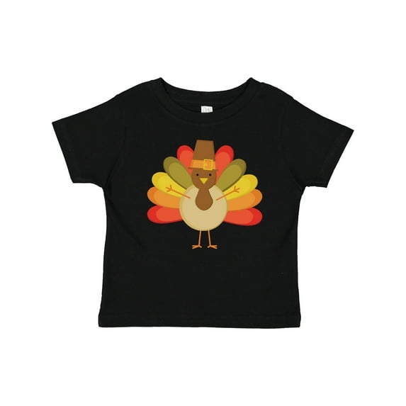 Inktastic Thanksgiving Pilgrim Turkey Holiday Boys or Girls Baby T-Shirt