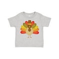 thumbnail image 1 of Inktastic Thanksgiving Pilgrim Turkey Holiday Boys or Girls Toddler T-Shirt, 1 of 5
