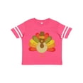thumbnail image 1 of Inktastic Thanksgiving Pilgrim Turkey Holiday Boys or Girls Toddler T-Shirt, 1 of 5