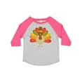 thumbnail image 1 of Inktastic Thanksgiving Pilgrim Turkey Holiday Boys or Girls Toddler T-Shirt, 1 of 5
