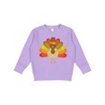 thumbnail image 1 of Inktastic Thanksgiving Pilgrim Turkey Holiday Toddler Sweatshirt, 1 of 4