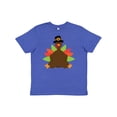 thumbnail image 1 of Inktastic Thanksgiving Pilgrim Turkey Youth T-Shirt, 1 of 5