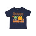 thumbnail image 1 of Inktastic Thanksgiving Sassy Lil Pumpkin with Fall Leaves Girls Toddler T-Shirt, 1 of 5