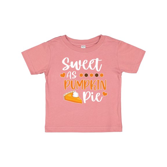 Inktastic Thanksgiving Sweet As Pumpkin Pie Boys or Girls Baby T-Shirt