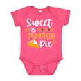 thumbnail image 1 of Inktastic Thanksgiving Sweet As Pumpkin Pie Boys or Girls Baby Bodysuit, 1 of 5