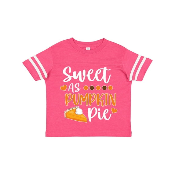 Inktastic Thanksgiving Sweet as Pumpkin Pie Boys or Girls Toddler T-Shirt