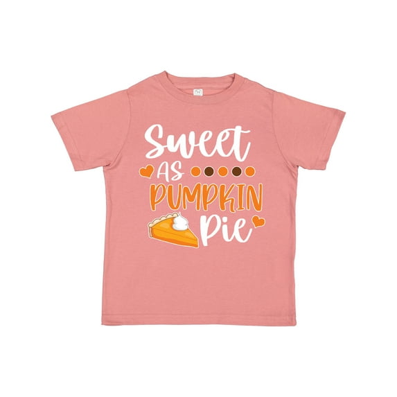 Inktastic Thanksgiving Sweet as Pumpkin Pie Boys or Girls Toddler T-Shirt