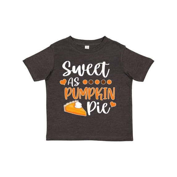 Inktastic Thanksgiving Sweet as Pumpkin Pie Boys or Girls Toddler T-Shirt