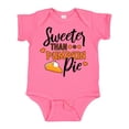 thumbnail image 1 of Inktastic Thanksgiving Sweeter Than Pumpkin Pie Boys or Girls Baby Bodysuit, 1 of 5
