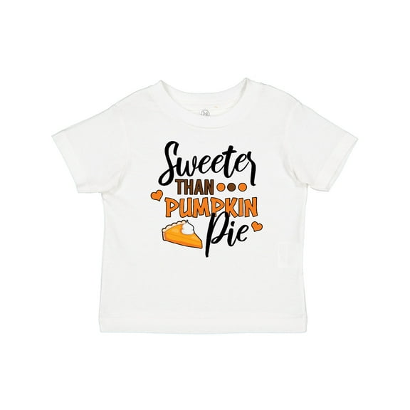 Inktastic Thanksgiving Sweeter Than Pumpkin Pie Boys or Girls Baby T-Shirt