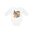 thumbnail image 1 of Inktastic Thanksgiving Sweeter Than Pumpkin Pie Boys or Girls Long Sleeve Baby Bodysuit, 1 of 5