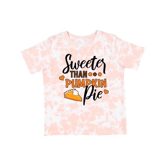 Inktastic Thanksgiving Sweeter Than Pumpkin Pie Boys or Girls Toddler T-Shirt