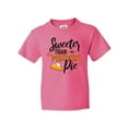 thumbnail image 1 of Inktastic Thanksgiving Sweeter Than Pumpkin Pie Youth T-Shirt, 1 of 5