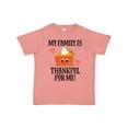 thumbnail image 1 of Inktastic Thanksgiving Thankful Family Boys or Girls Toddler T-Shirt, 1 of 5