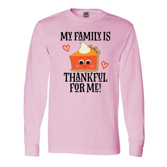 Inktastic Thanksgiving Thankful Family Long Sleeve T-Shirt