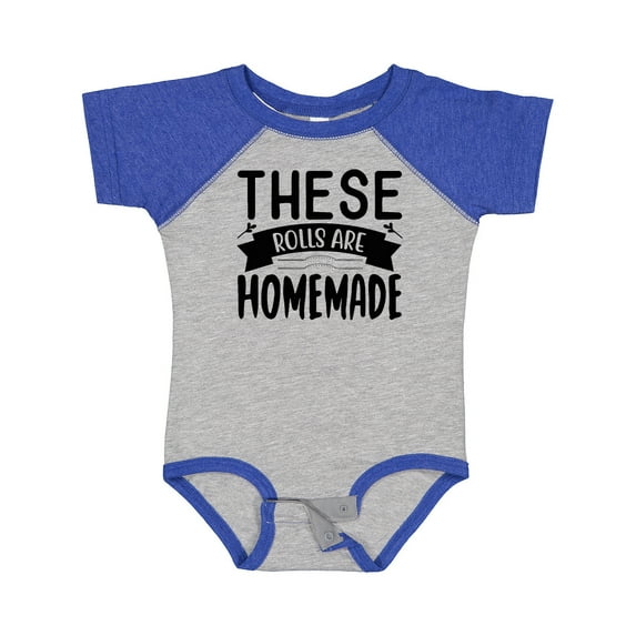 Inktastic Thanksgiving These Rolls Are Homemade Boys or Girls Baby Bodysuit