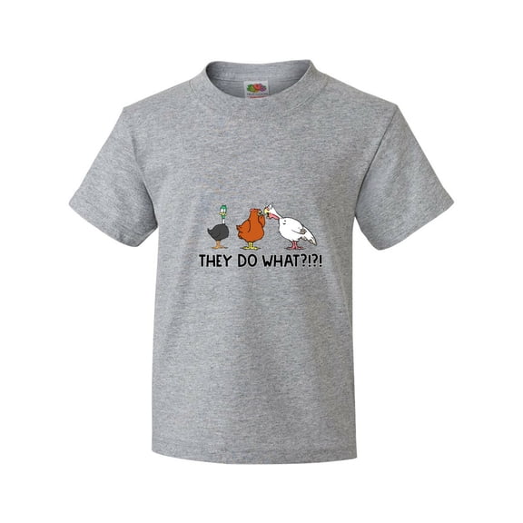 Inktastic Thanksgiving Turducken Rumors 'They Do What?' Youth T-Shirt