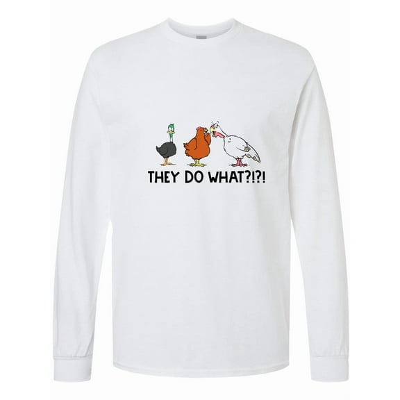 Inktastic Thanksgiving Turducken Rumors 'they Do What?' Long Sleeve T-Shirt