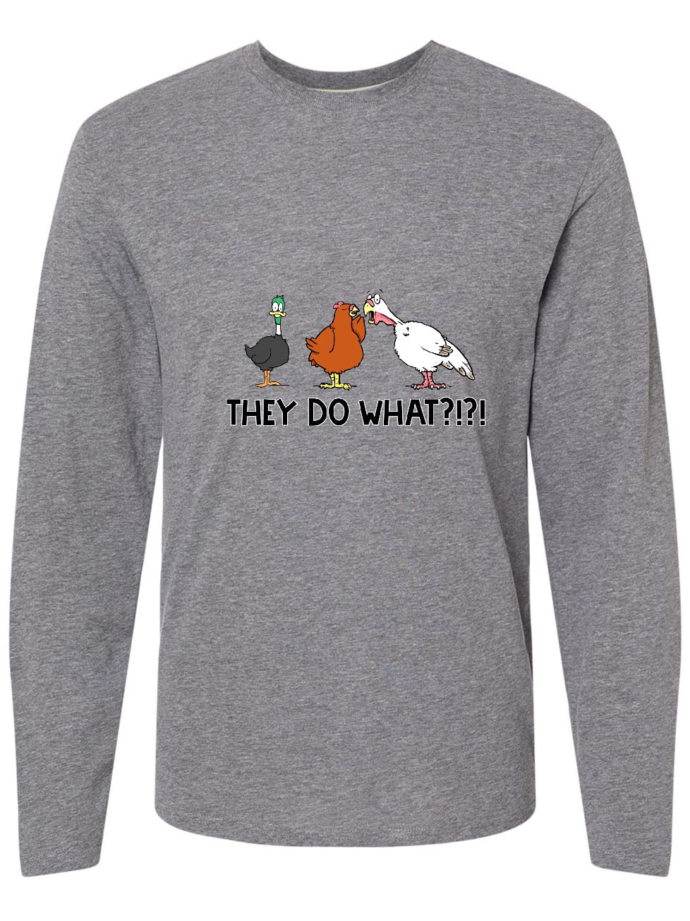 Inktastic Thanksgiving Turducken Rumors 'they Do What?!' Long Sleeve T
