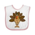thumbnail image 1 of Inktastic Thanksgiving Turkey Boys or Girls Baby Bib, 1 of 4
