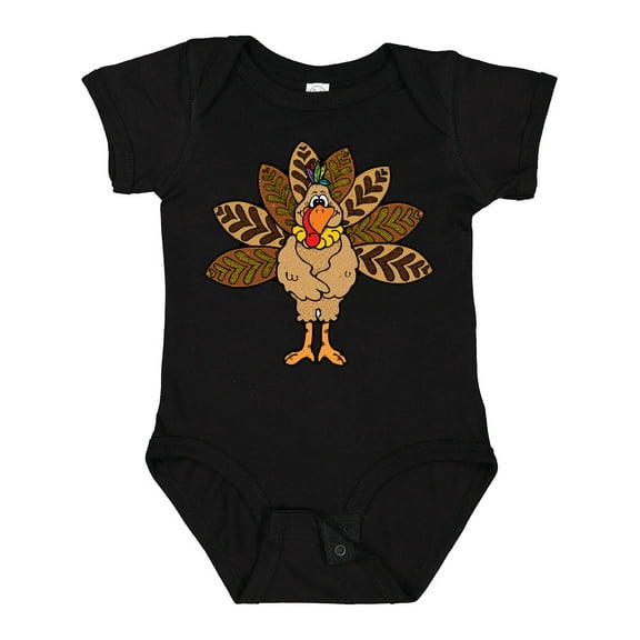 Inktastic Thanksgiving Turkey Boys or Girls Baby Bodysuit