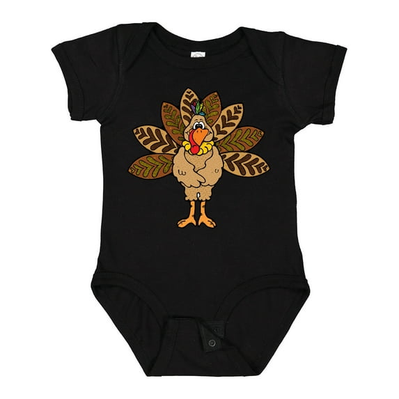 Inktastic Thanksgiving Turkey Boys or Girls Baby Bodysuit