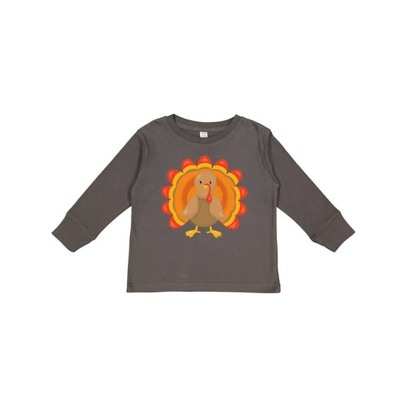 Inktastic Thanksgiving Turkey Boys or Girls Long Sleeve Toddler T-Shirt